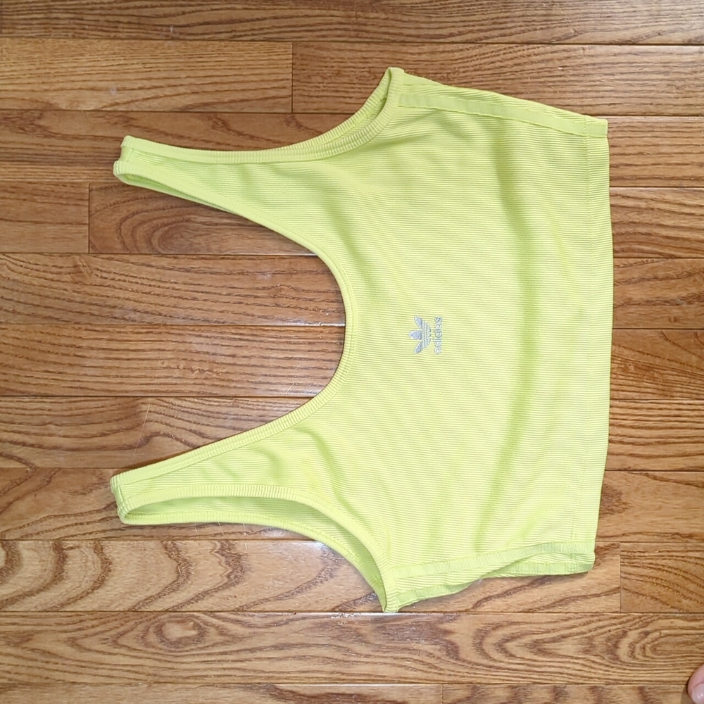Neon Adidas Crop Top